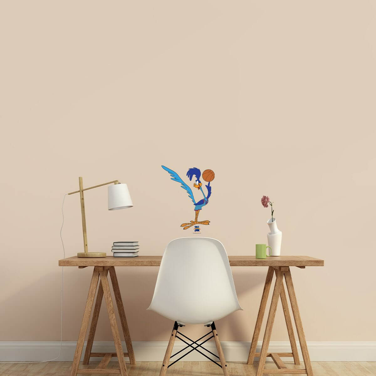 Kismet Decals Space Jam: A New Legacy Road Runner Licensed Wall Sticker - Easy DIY Looney Tunes Home & Room Decor