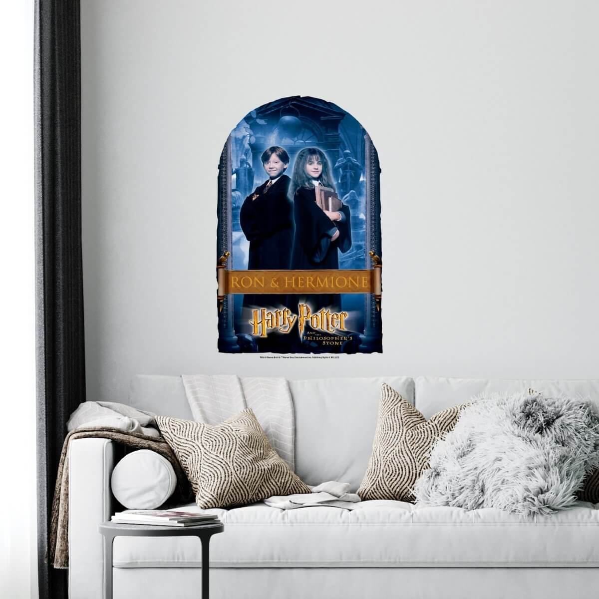 Harry Potter Ron & Hermione Poster Licensed Wall Decal