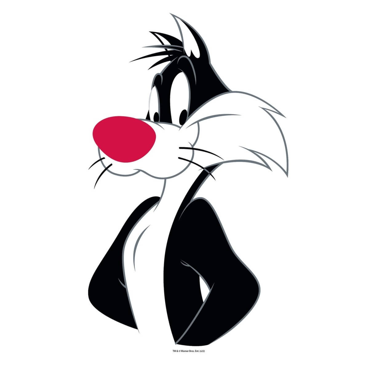 Kismet Decals Looney Tunes Sylvester Potrait Licensed Wall Sticker - Easy DIY Home & Kids Room Decor Wall Decal Art - Kismet Decals