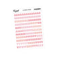 A5 Capital Alphabets Journal Stickers - 5.3" X 8.3" - Craft Scrapbook Junk Journal Snail Mail Planner Journal Diary Paper Sticker Sheet