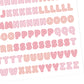 A5 Capital Alphabets Journal Stickers - 5.3" X 8.3" - Craft Scrapbook Junk Journal Snail Mail Planner Journal Diary Paper Sticker Sheet