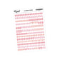 A5 Small Alphabets Journal Stickers - 5.3" X 8.3" - Craft Scrapbook Junk Journal Snail Mail Planner Journal Diary Paper Sticker Sheet