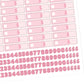 A5 Budget Finance Labels & Numbers Journal Stickers - 5.3" X 8.3" - Craft Journal Snail Mail Planner Journal Diary Paper Sticker Sheet