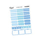 A5 Writable Text Box Stickers - 35 Pieces 5.3" X 8.3" - Craft Scrapbook Junk Journal Snail Mail Planner Journal Diary Paper Sticker Sheet