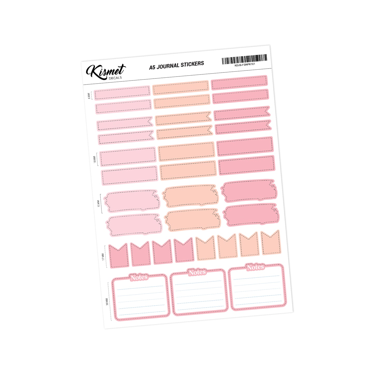 A5 Writable Text Box Stickers - 35 Pieces 5.3" X 8.3" - Craft Scrapbook Junk Journal Snail Mail Planner Journal Diary Paper Sticker Sheet