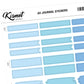 A5 Writable Text Box Stickers - 35 Pieces 5.3" X 8.3" - Craft Scrapbook Junk Journal Snail Mail Planner Journal Diary Paper Sticker Sheet