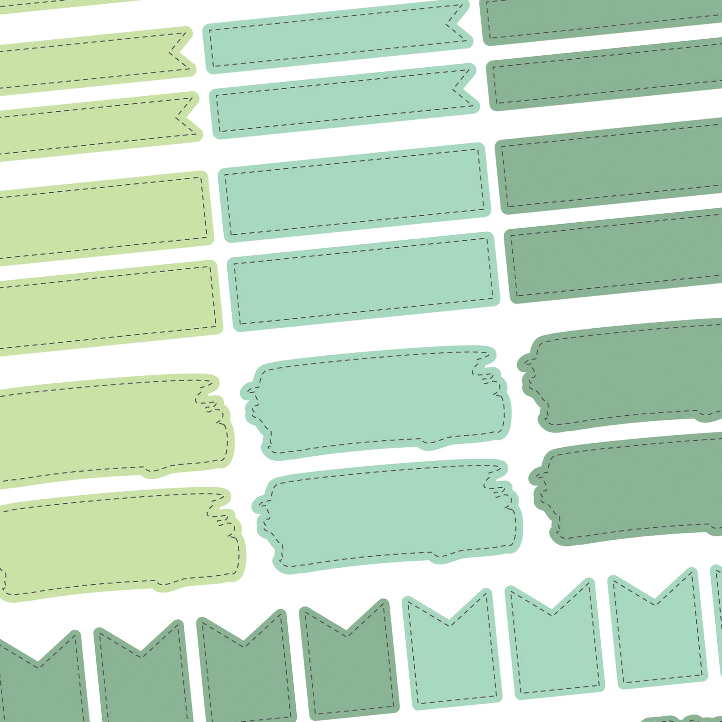 A5 Writable Text Box Stickers - 35 Pieces 5.3" X 8.3" - Craft Scrapbook Junk Journal Snail Mail Planner Journal Diary Paper Sticker Sheet