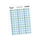 A5 Solid Weather Stickers - 5.3" X 8.3" - Craft Journal Snail Mail Planner Journal Diary Paper Sticker Sheet