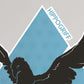Kismet Decals Harry Potter Hippogriff Buckbeak Licensed Wall Sticker - Easy DIY Home & Kids Room Decor Wall Decal Art