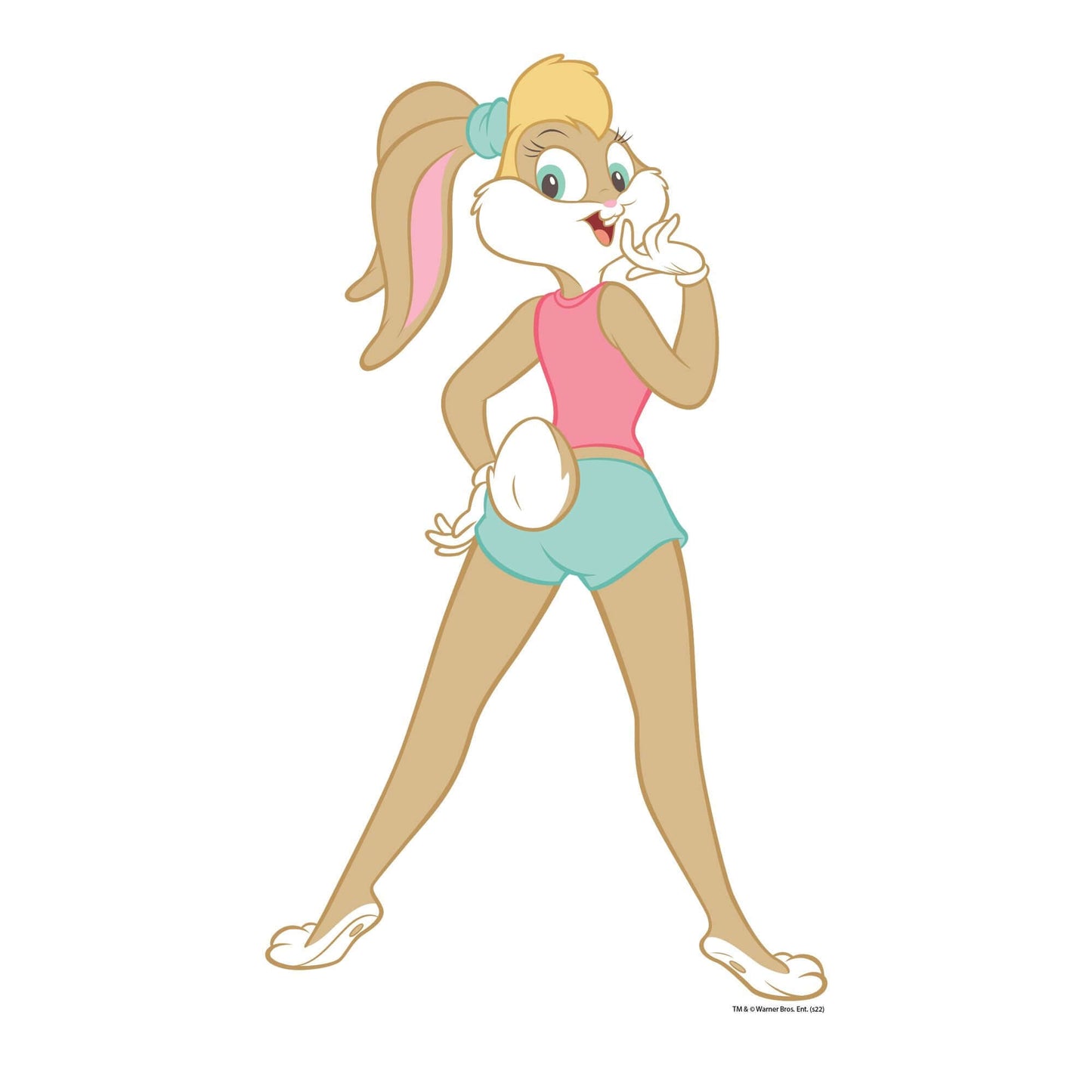 Kismet Decals Looney Tunes Lola Bunny Look Back Licensed Wall Sticker - Easy DIY Home & Kids Room Decor Wall Decal Art