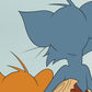 Kismet Decals Tom & Jerry: Tom & Jerry Frenemies Licensed Wall Sticker - Easy DIY Home & Room Decor Cartoon Wall Art