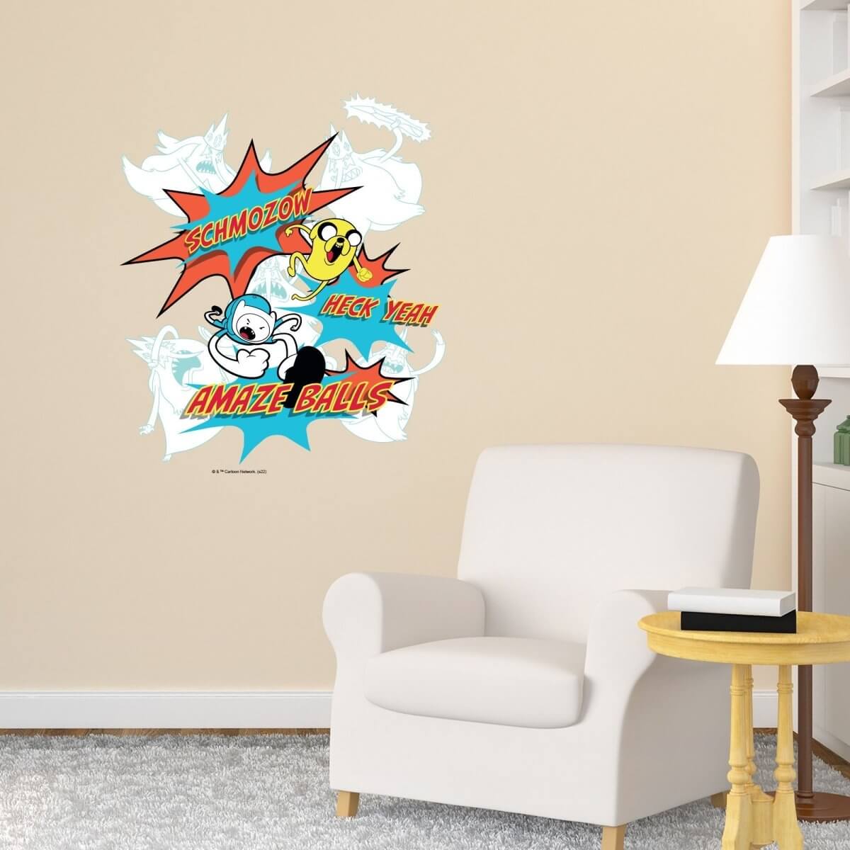 Kismet Decals Adventure Time Amaze Balls Licensed Wall Sticker - Easy DIY Home & Kids Room Decor Wall Decal Art - Kismet Decals