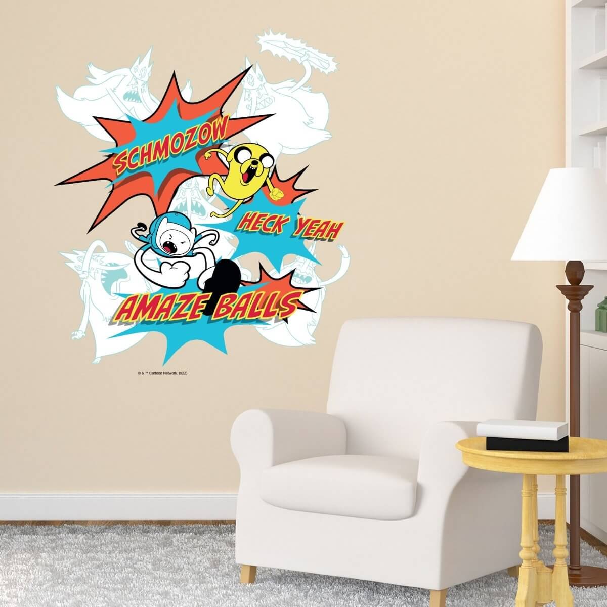 Kismet Decals Adventure Time Amaze Balls Licensed Wall Sticker - Easy DIY Home & Kids Room Decor Wall Decal Art - Kismet Decals