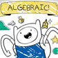 Kismet Decals Adventure Time Finn Algebraic! Licensed Wall Sticker - Easy DIY Home & Kids Room Decor Wall Decal Art - Kismet Decals