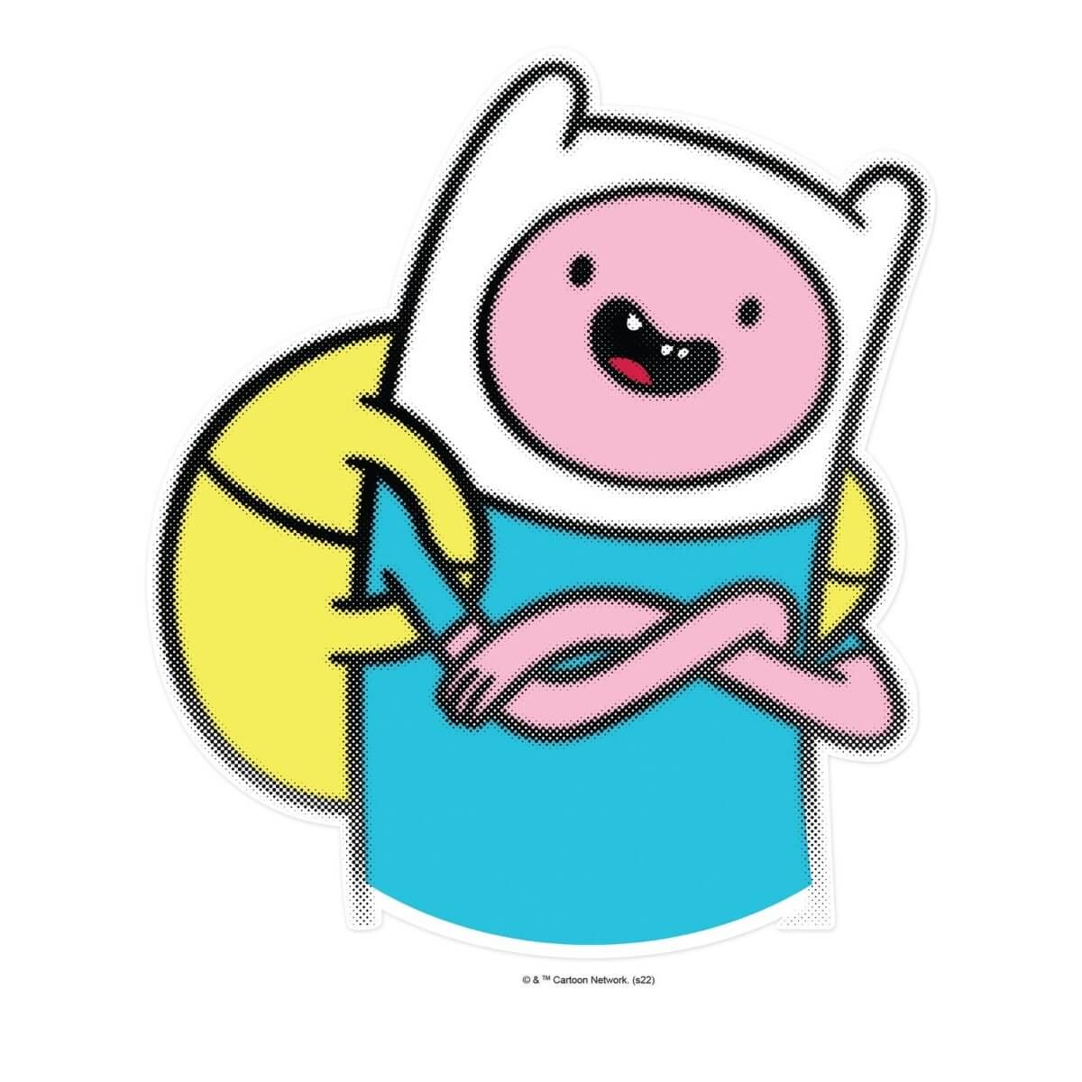 Kismet Decals Adventure Time Finn the Human Licensed Wall Sticker - Easy DIY Home & Kids Room Decor Wall Decal Art - Kismet Decals