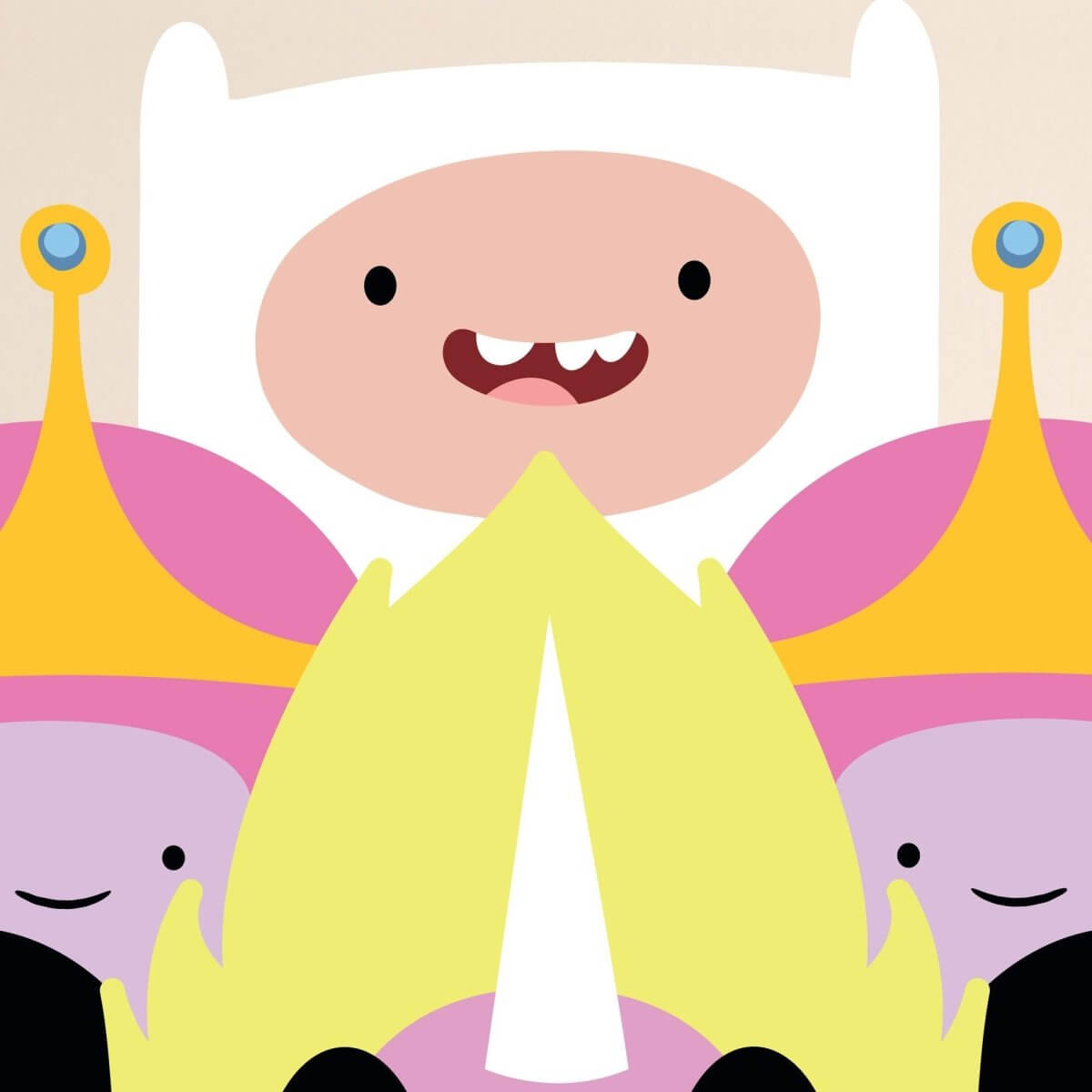 Kismet Decals Adventure Time Group 1 Licensed Wall Sticker - Easy DIY Home & Kids Room Decor Wall Decal Art - Kismet Decals