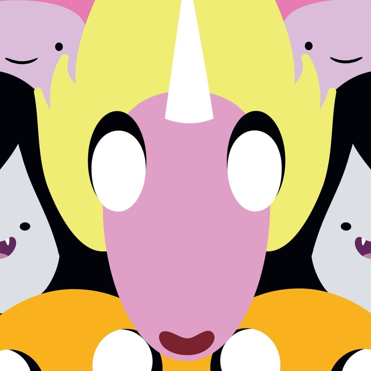 Kismet Decals Adventure Time Group 1 Licensed Wall Sticker - Easy DIY Home & Kids Room Decor Wall Decal Art - Kismet Decals