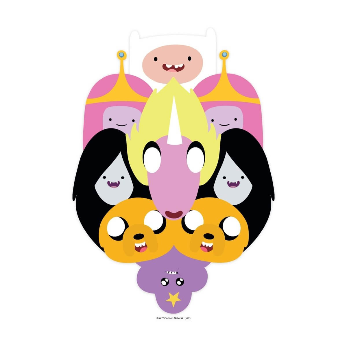 Kismet Decals Adventure Time Group 1 Licensed Wall Sticker - Easy DIY Home & Kids Room Decor Wall Decal Art - Kismet Decals
