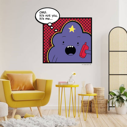 Kismet Decals Adventure Time Lumpy Space Princess Licensed Wall Sticker - Easy DIY Home & Kids Room Decor Wall Decal Art - Kismet Decals