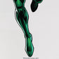 Kismet Decals Aquaman Charge Attack Licensed Wall Sticker - Easy DIY Justice League Home & Room Decor Wall Art - Kismet Decals