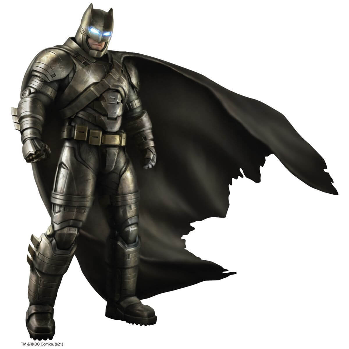 Kismet Decals Armored Batman Licensed Wall Sticker - Easy DIY Justice League Home & Room Decor Wall Art - Kismet Decals