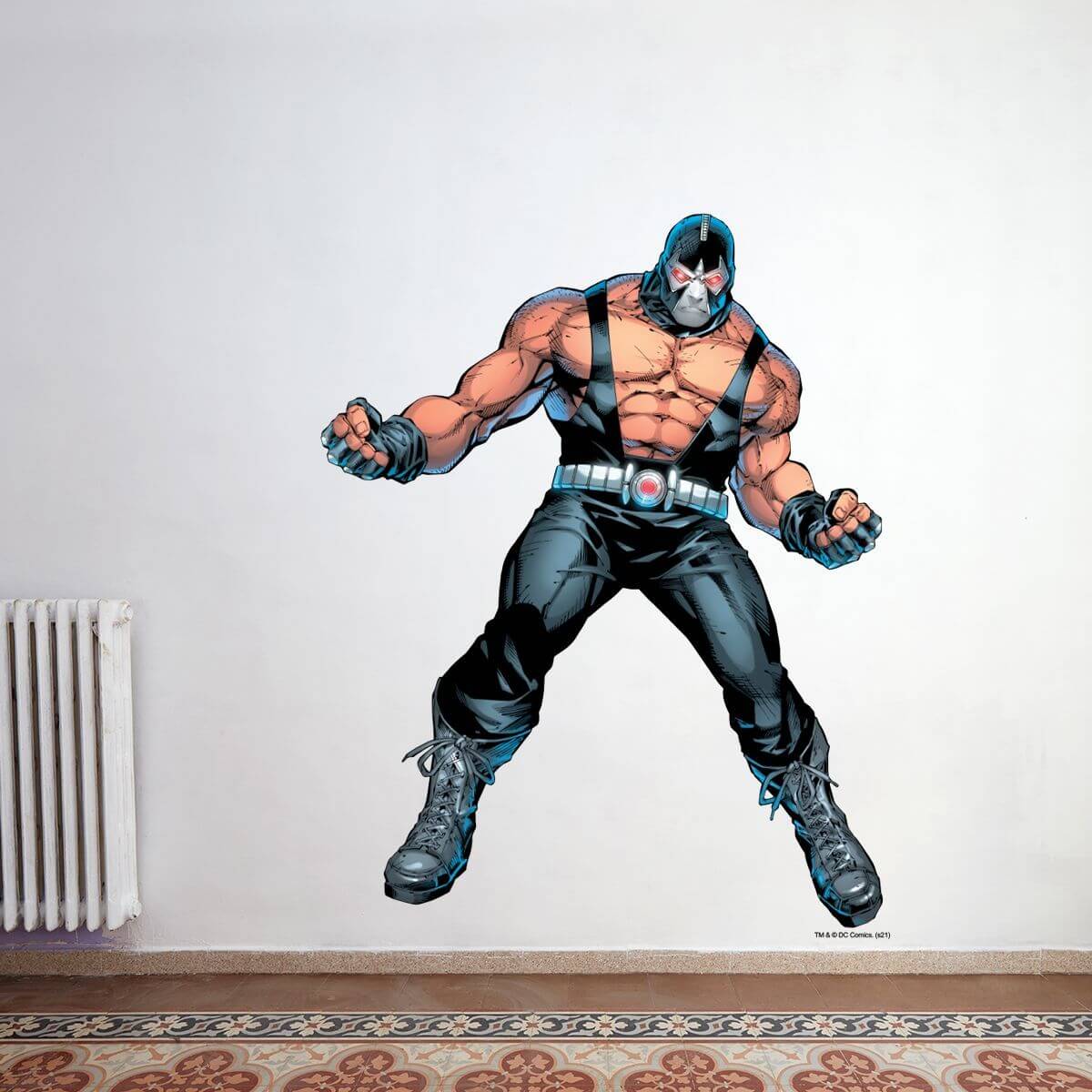 Kismet Decals Bane Tactical Genius Licensed Wall Sticker - Easy DIY Justice League Home & Room Decor Wall Art - Kismet Decals