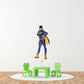 Kismet Decals Batgirl Akimbo Stance Licensed Wall Sticker - Easy DIY Justice League Home & Room Decor Wall Art - Kismet Decals