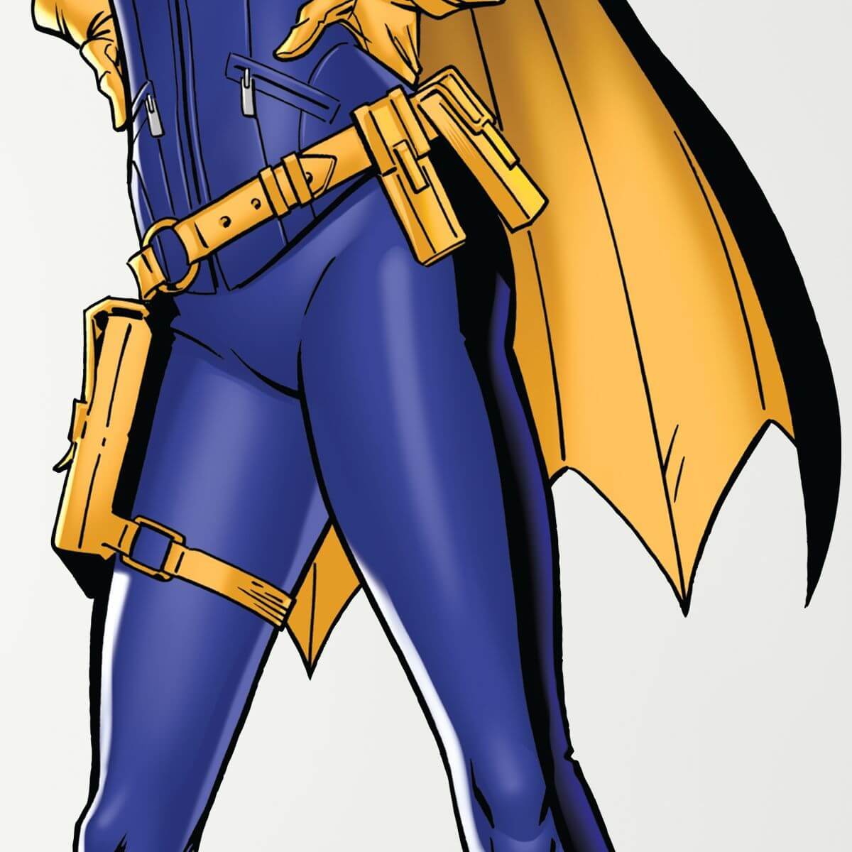Kismet Decals Batgirl Akimbo Stance Licensed Wall Sticker - Easy DIY Justice League Home & Room Decor Wall Art - Kismet Decals