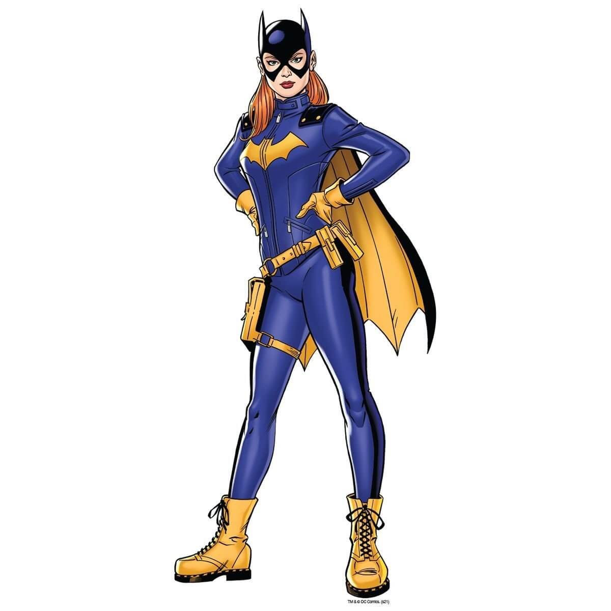 Kismet Decals Batgirl Akimbo Stance Licensed Wall Sticker - Easy DIY Justice League Home & Room Decor Wall Art - Kismet Decals