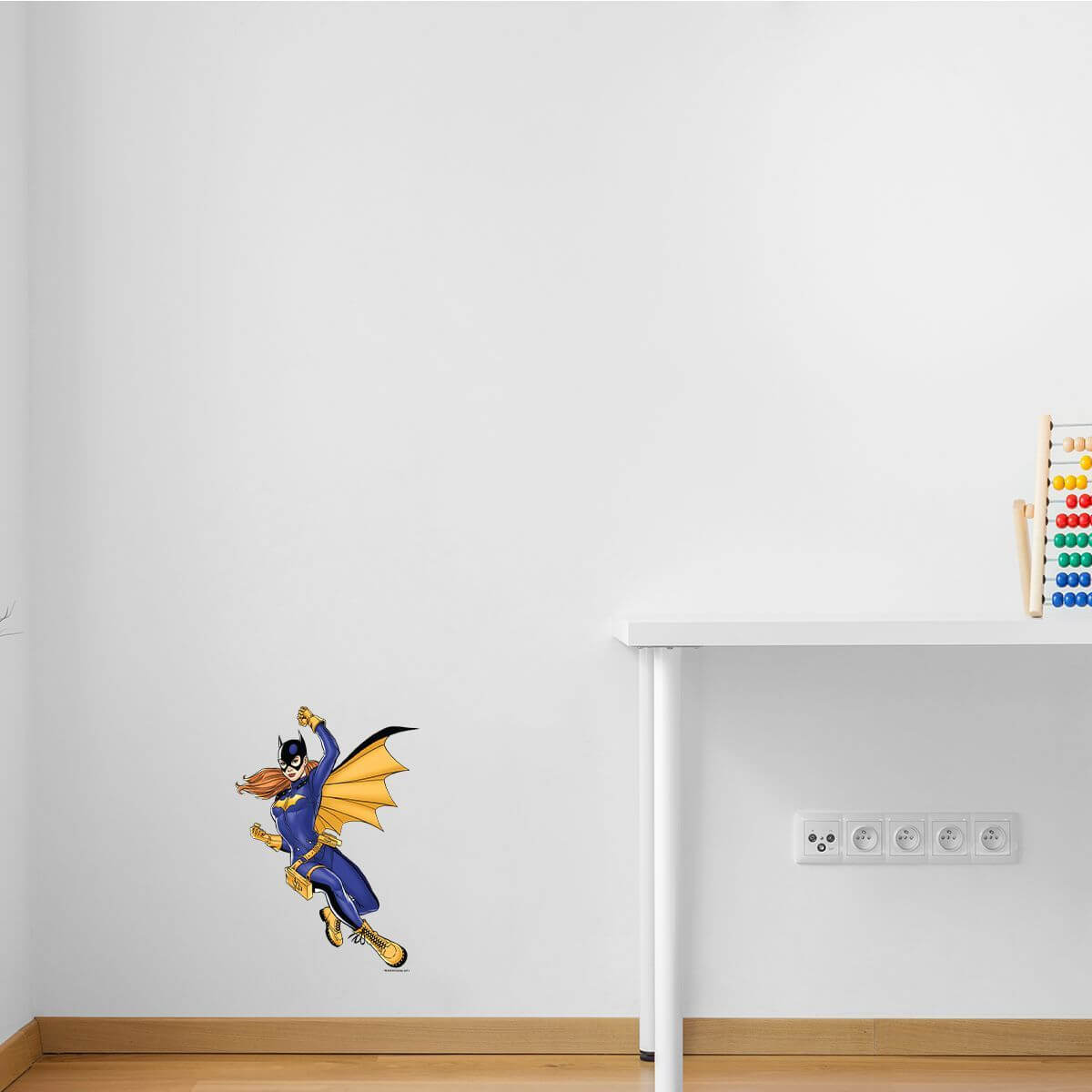 Kismet Decals Batgirl Leap Attack Licensed Wall Sticker - Easy DIY Justice League Home & Room Decor Wall Art - Kismet Decals