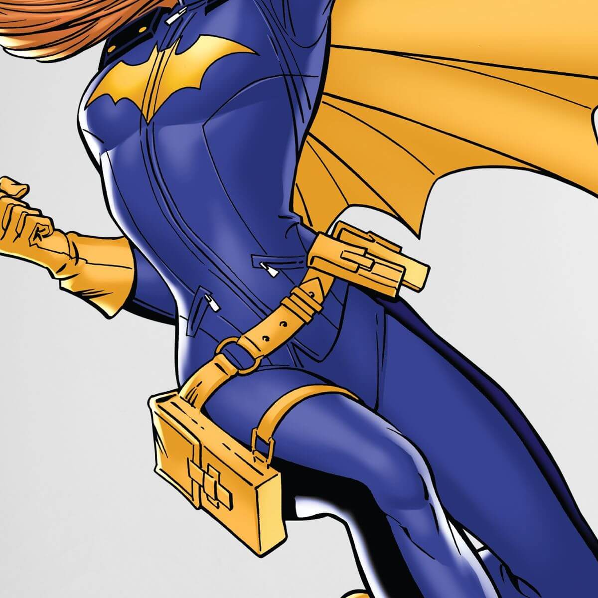 Kismet Decals Batgirl Leap Attack Licensed Wall Sticker - Easy DIY Justice League Home & Room Decor Wall Art - Kismet Decals