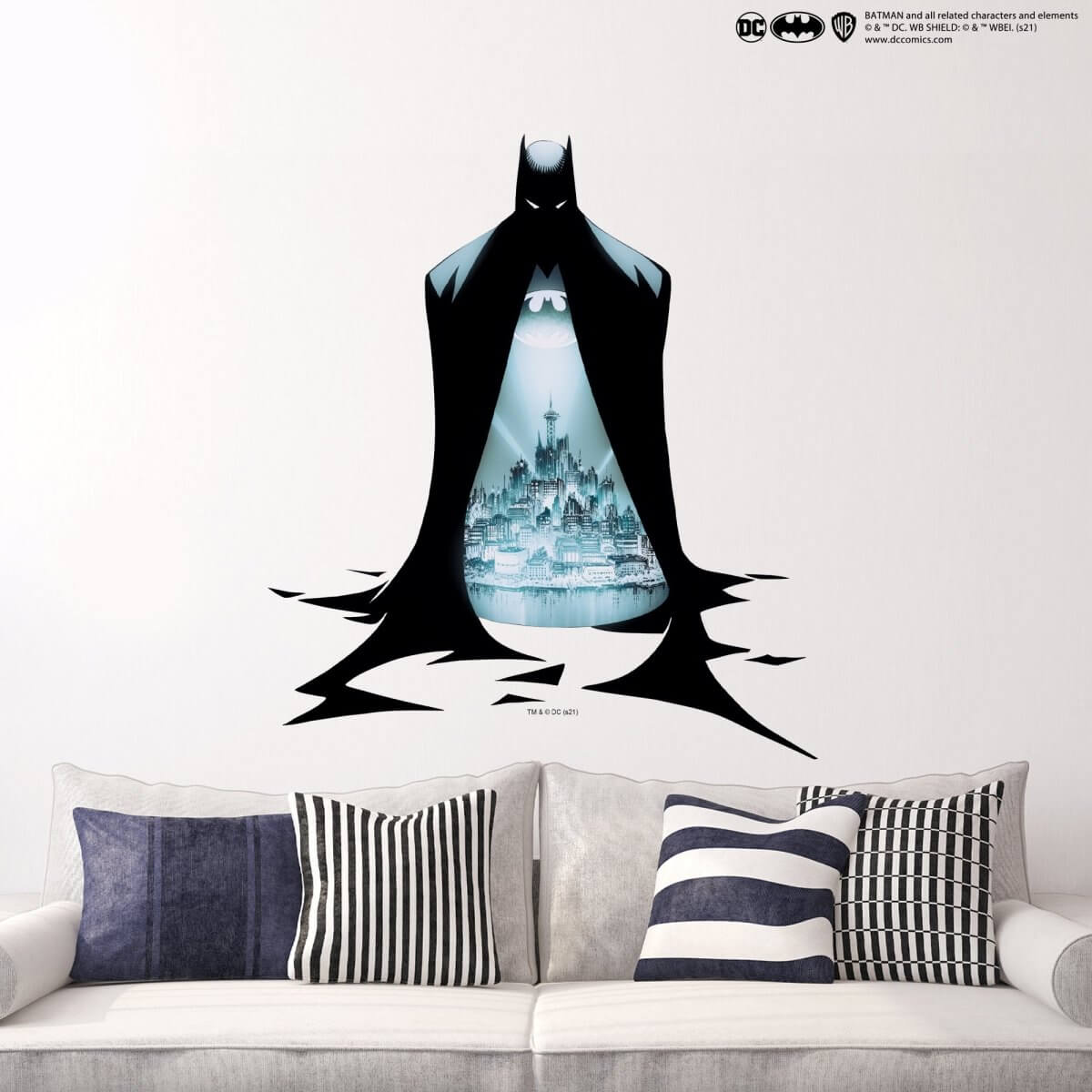 Kismet Decals Batman #51 Comic Cover Series Licensed Wall Sticker - Easy DIY Home & Room Decor Wall Art - Kismet Decals