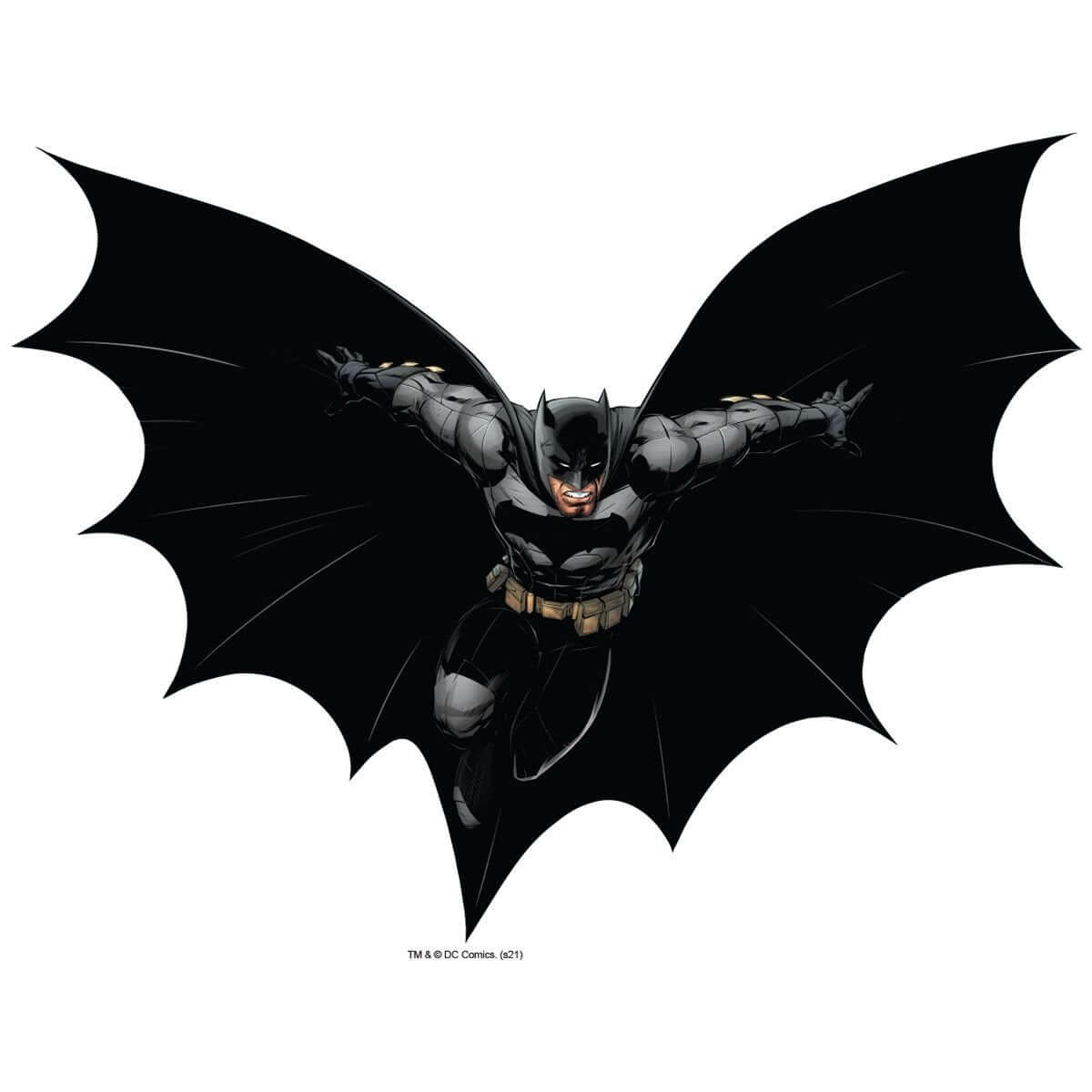 Kismet Decals Batman Aerial Attack Licensed Wall Sticker - Easy DIY Justice League Home & Room Decor Wall Art - Kismet Decals
