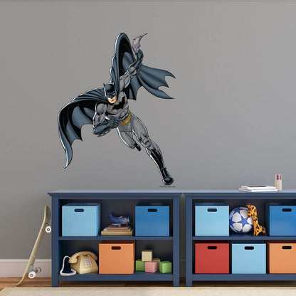 Kismet Decals Batman Batarang Attack Licensed Wall Sticker - Easy DIY Justice League Home & Room Decor Wall Art - Kismet Decals