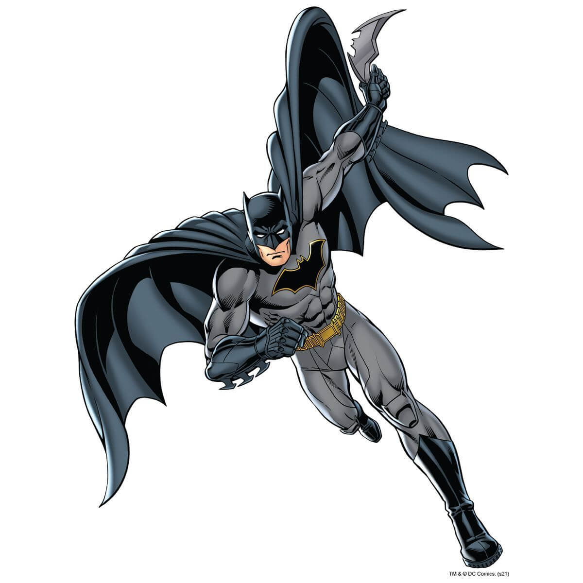 Kismet Decals Batman Batarang Attack Licensed Wall Sticker - Easy DIY Justice League Home & Room Decor Wall Art - Kismet Decals