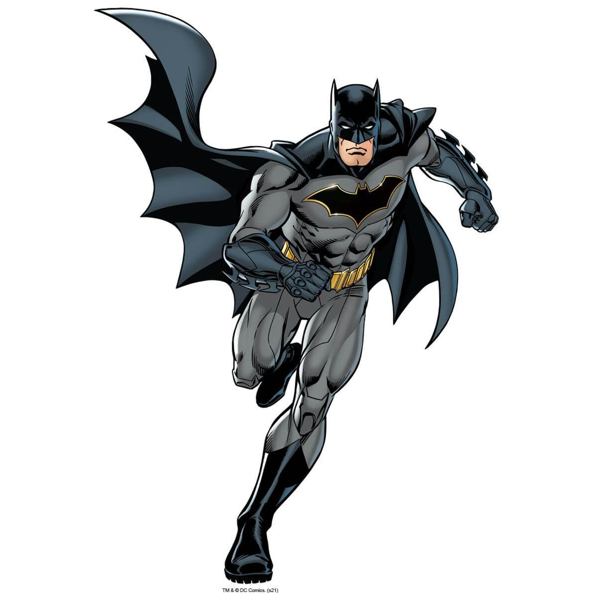 Kismet Decals Batman Charge Attack Licensed Wall Sticker - Easy DIY Justice League Home & Room Decor Wall Art - Kismet Decals