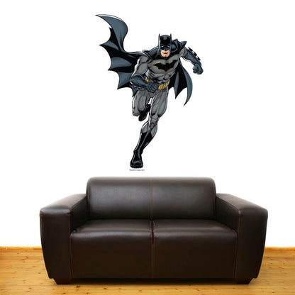 Kismet Decals Batman Charge Attack Licensed Wall Sticker - Easy DIY Justice League Home & Room Decor Wall Art - Kismet Decals