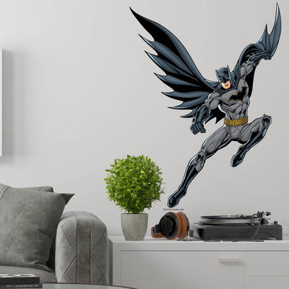 Kismet Decals Batman Grapple Swing Licensed Wall Sticker - Easy DIY Justice League Home & Room Decor Wall Art - Kismet Decals