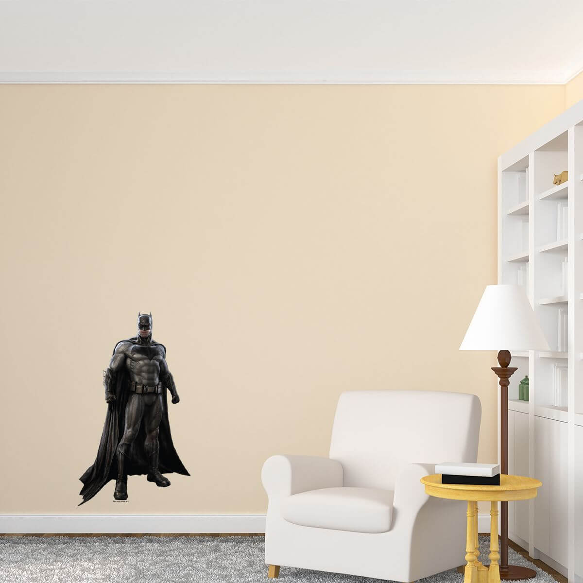 Kismet Decals Batman Hero of Gotham Licensed Wall Sticker - Easy DIY Justice League Home & Room Decor Wall Art - Kismet Decals