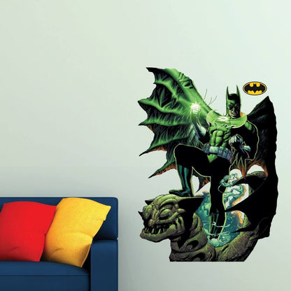 Kismet Decals Batman in Green Lantern #9 Comic Cover Series Licensed Wall Sticker - Easy DIY Home & Room Decor Wall Art - Kismet Decals