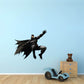 Kismet Decals Batman Leap Attack Licensed Wall Sticker - Easy DIY Justice League Home & Room Decor Wall Art - Kismet Decals