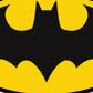 Kismet Decals Batman Logo Licensed Wall Sticker - Easy DIY Justice League Home & Room Decor Wall Art - Kismet Decals