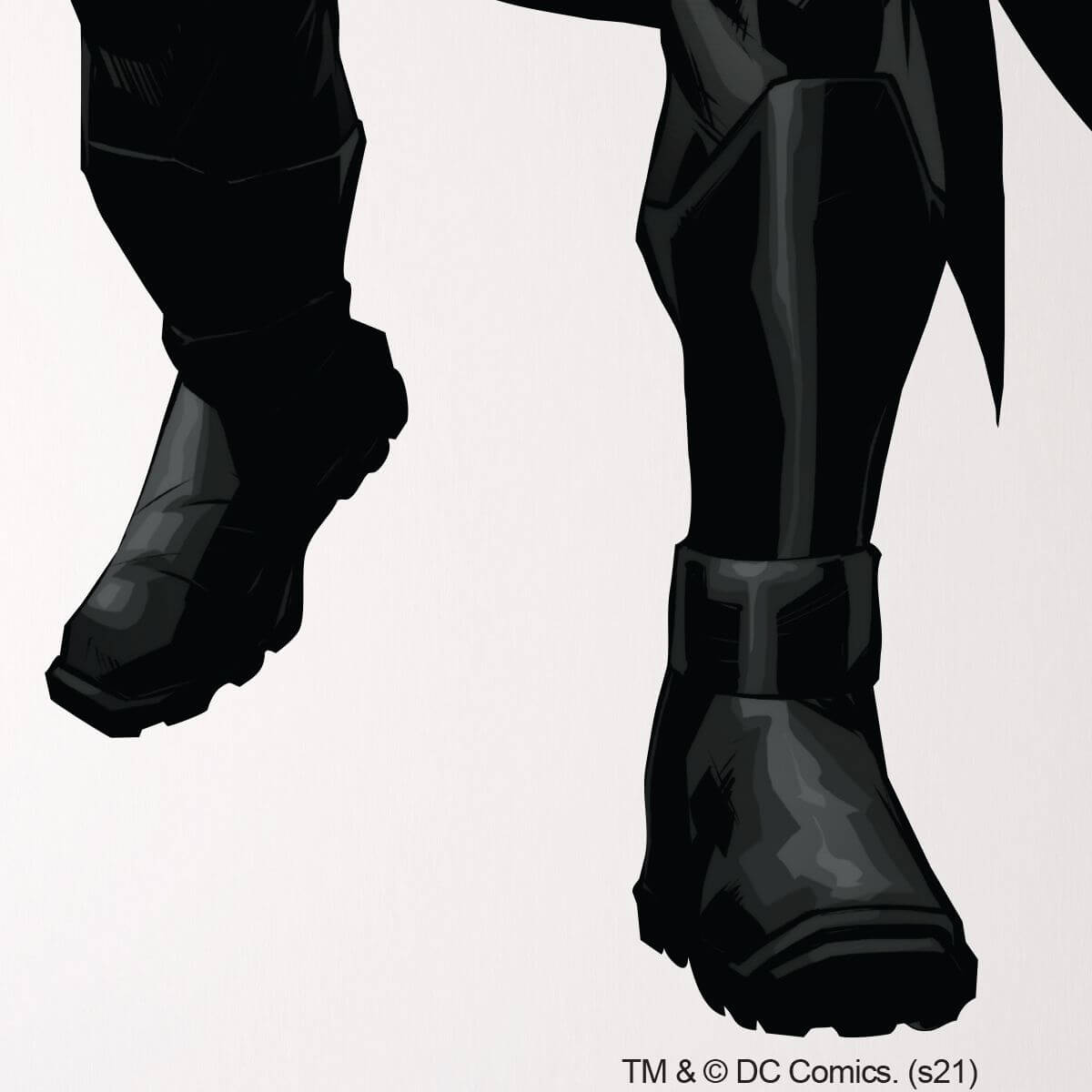 Kismet Decals Batman Primed for Battle Licensed Wall Sticker - Easy DIY Justice League Home & Room Decor Wall Art - Kismet Decals
