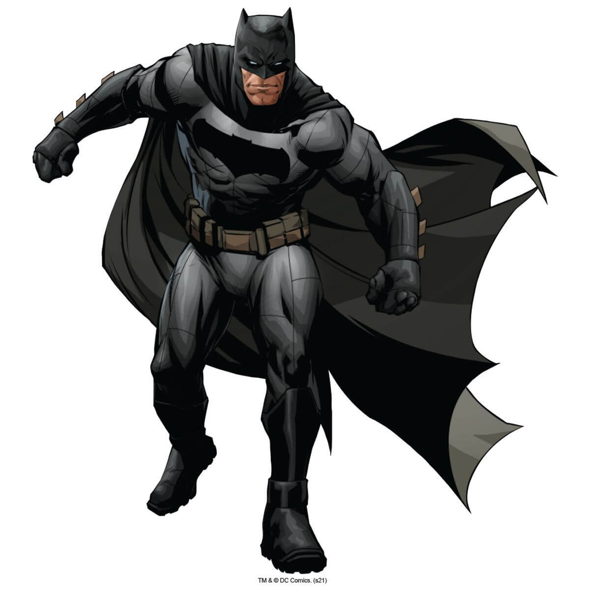 Kismet Decals Batman Primed for Battle Licensed Wall Sticker - Easy DIY Justice League Home & Room Decor Wall Art - Kismet Decals