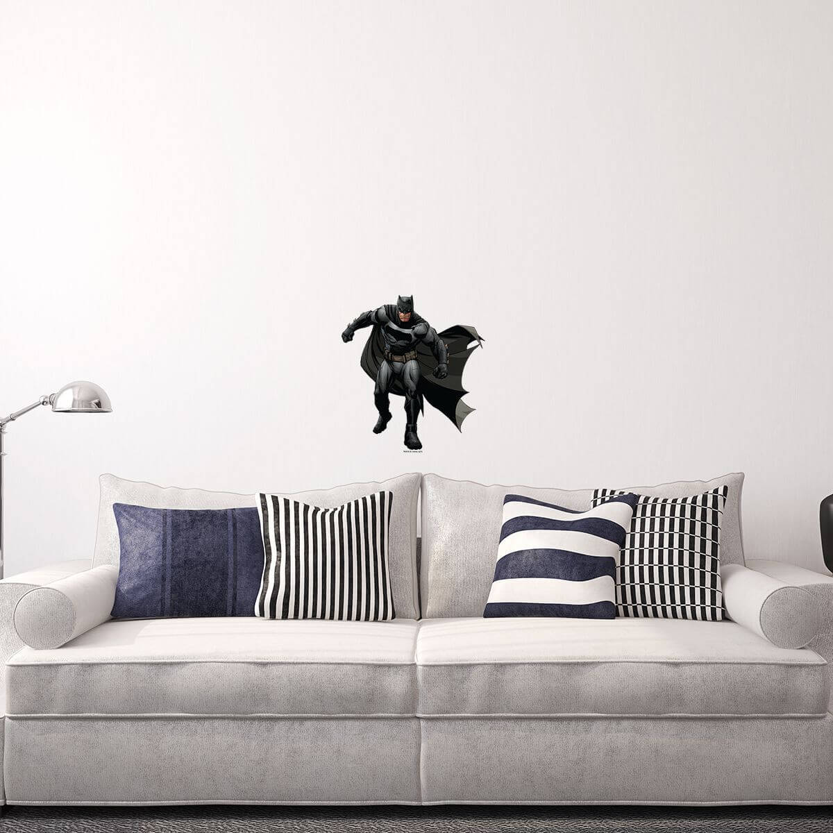 Kismet Decals Batman Primed for Battle Licensed Wall Sticker - Easy DIY Justice League Home & Room Decor Wall Art - Kismet Decals