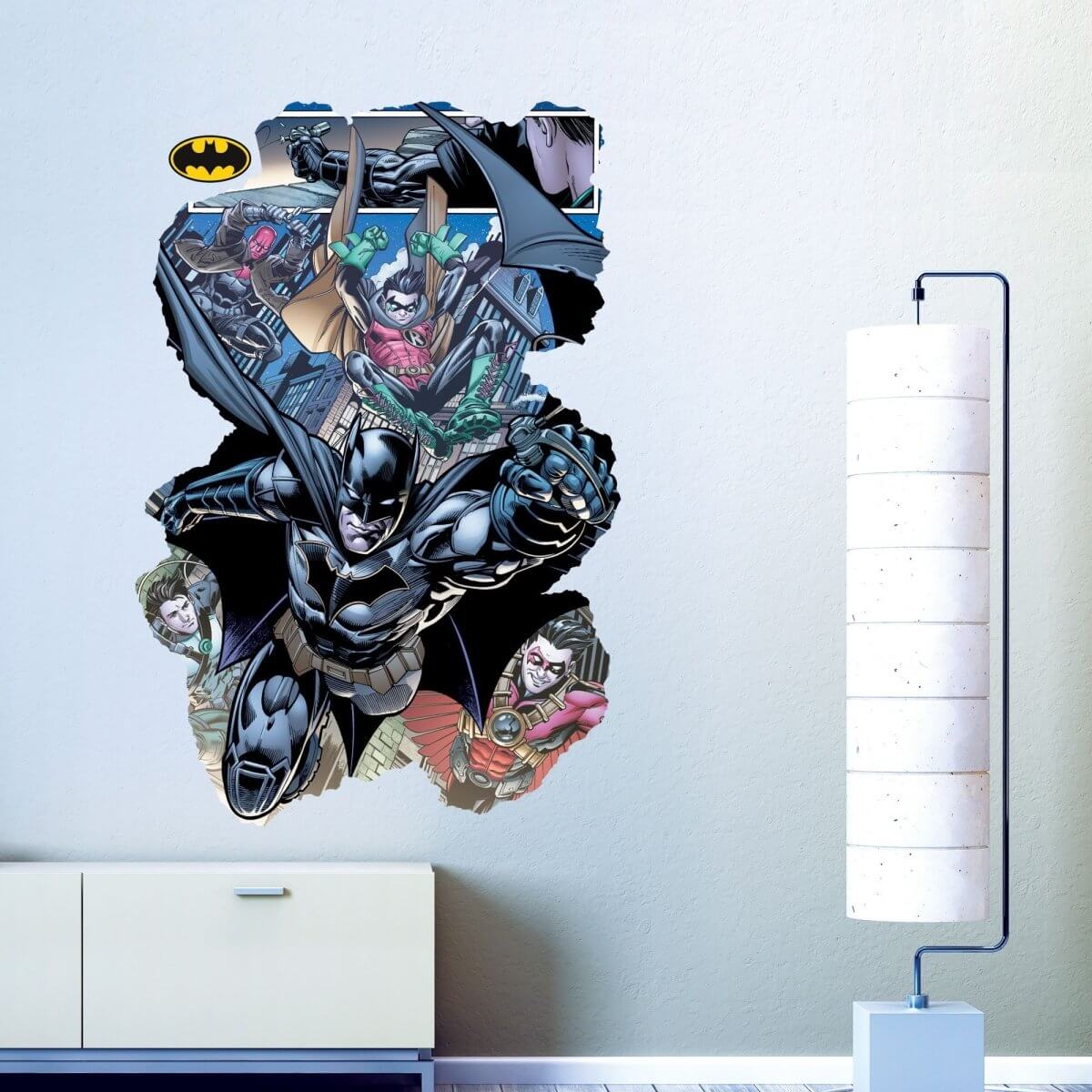 Kismet Decals Batman & Robin Eternal #26 Comic Cover Series Licensed Wall Sticker - Easy DIY Home & Room Decor Wall Art - Kismet Decals