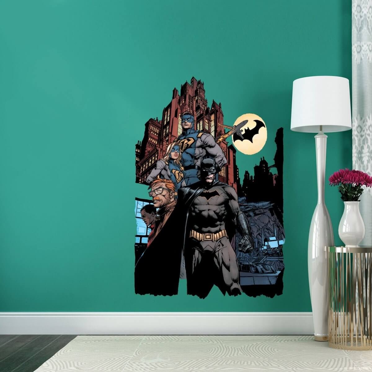 Kismet Decals Batman: The Rebirth Book 1 Comic Cover Series Licensed Wall Sticker - Easy DIY Home & Room Decor Wall Art - Kismet Decals