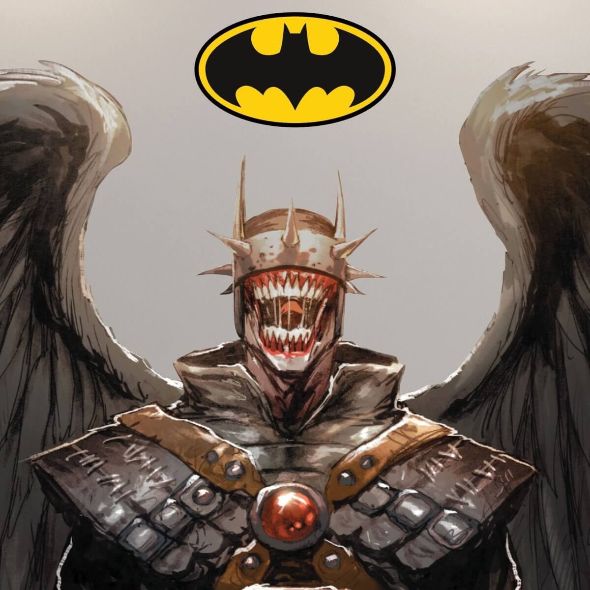 Kismet Decals Batman Who Laughs: Hawkman Comic Cover Series Licensed Wall Sticker - Easy DIY Home & Room Decor Wall Art - Kismet Decals