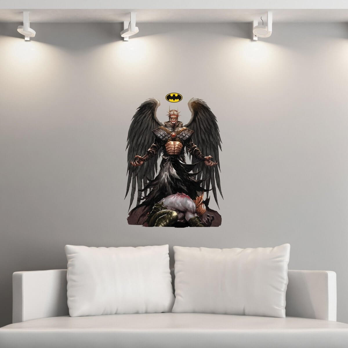 Kismet Decals Batman Who Laughs: Hawkman Comic Cover Series Licensed Wall Sticker - Easy DIY Home & Room Decor Wall Art - Kismet Decals