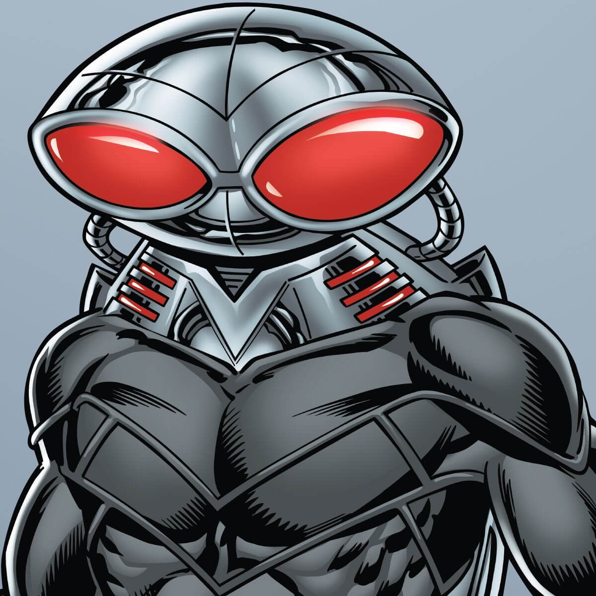 Kismet Decals Black Manta Vengeful Licensed Wall Sticker - Easy DIY Justice League Home & Room Decor Wall Art - Kismet Decals